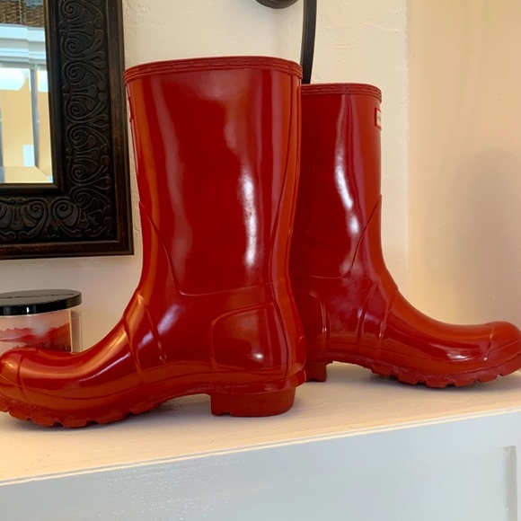 Hunter ‘Original Short’ Gloss Rain Boot - Picture 2 of 5